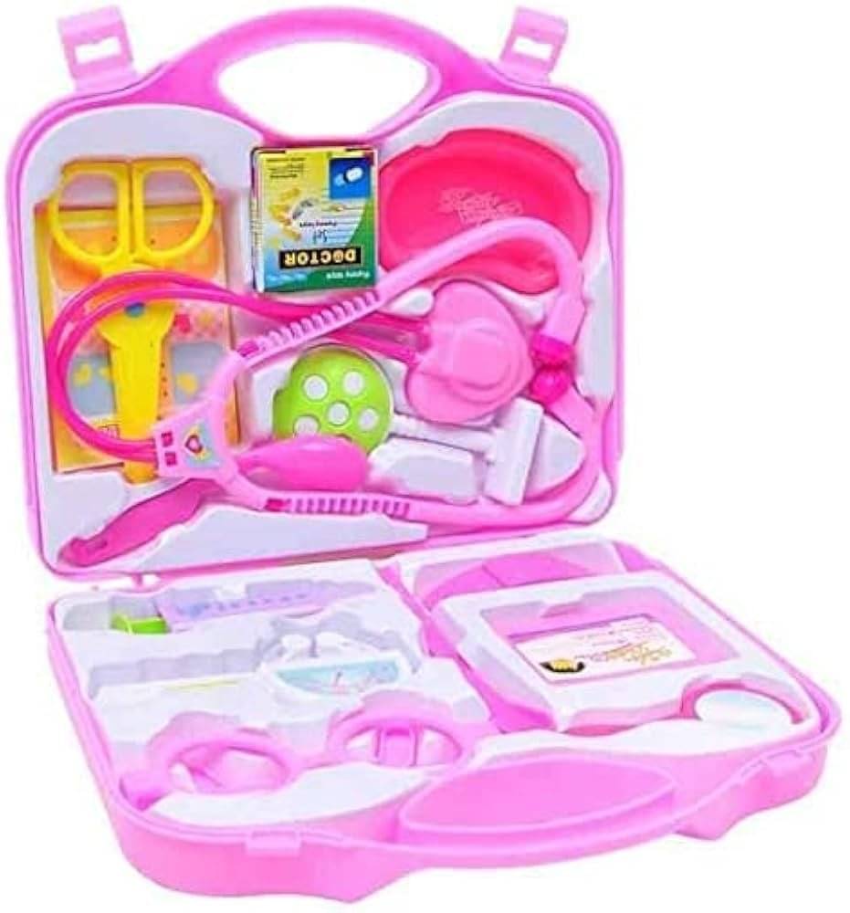     			ECLET Doctor Kit Set Toys for Kids, Girls & Boys | Doctor Toys for Kids | Doctor Set Pretend Play Learning Toy Pink Color SET OF 1