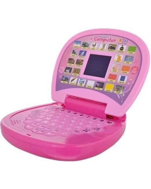     			Eclet Educational Learning Laptop for Kids with LED Display, Alphabet ABC and 123 Number Learning Computer for Kids (Laptop Pink) set of 1
