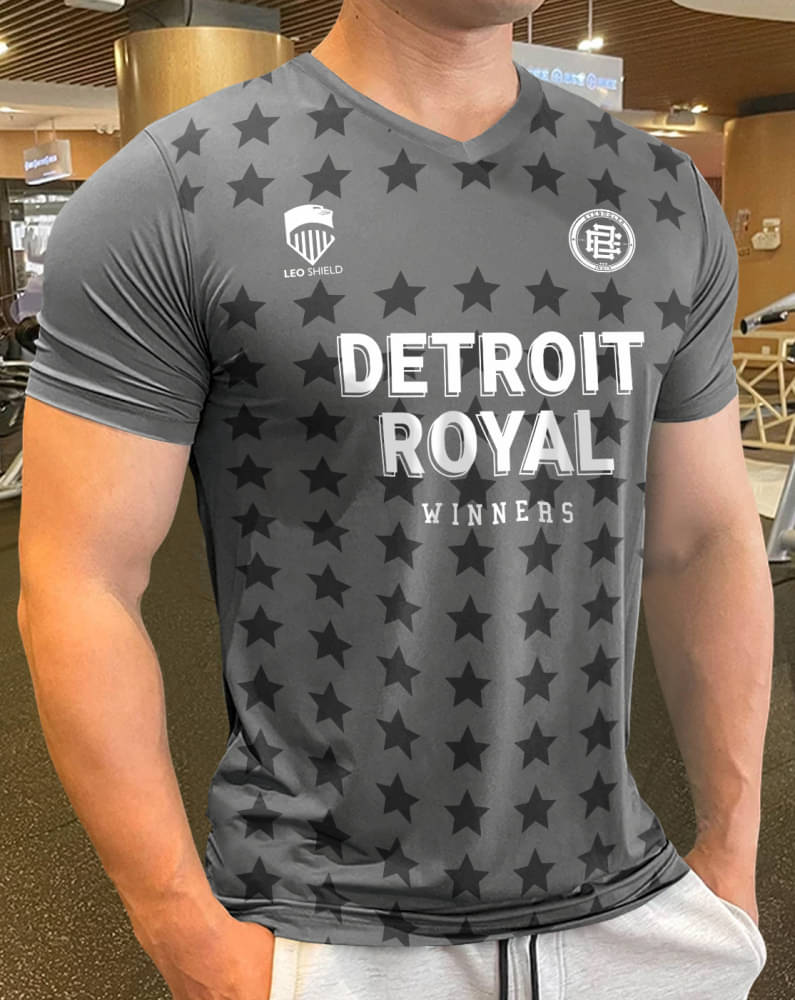 Eyebogler Cotton Blend Regular Fit Printed Half Sleeves Men's V-Neck T-Shirt - Grey ( Pack of 1 ) Eyebogler Cotton Blend Regular Fit Printed Half Sleeves Men's V-Neck T-Shirt - Grey ( Pack of 1 )