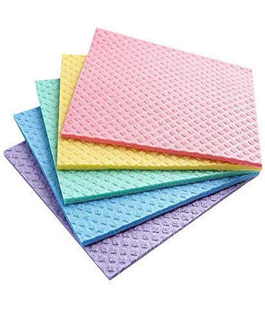 Gjshop Kitchen Wipe Wet and Dry Microfiber, Sponge Cleaning Cloth - Body Care - Loofah and Other Tools | Buy online on ZillyBuy
