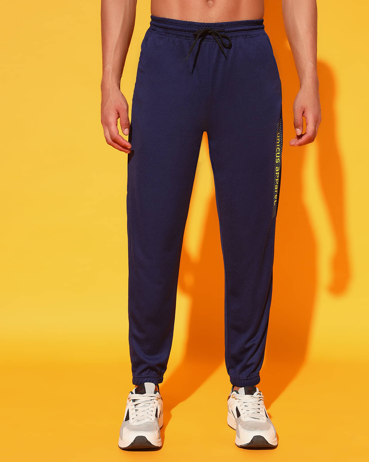     			Glito Navy Blue Polyester Men's Joggers ( Pack of 1 )