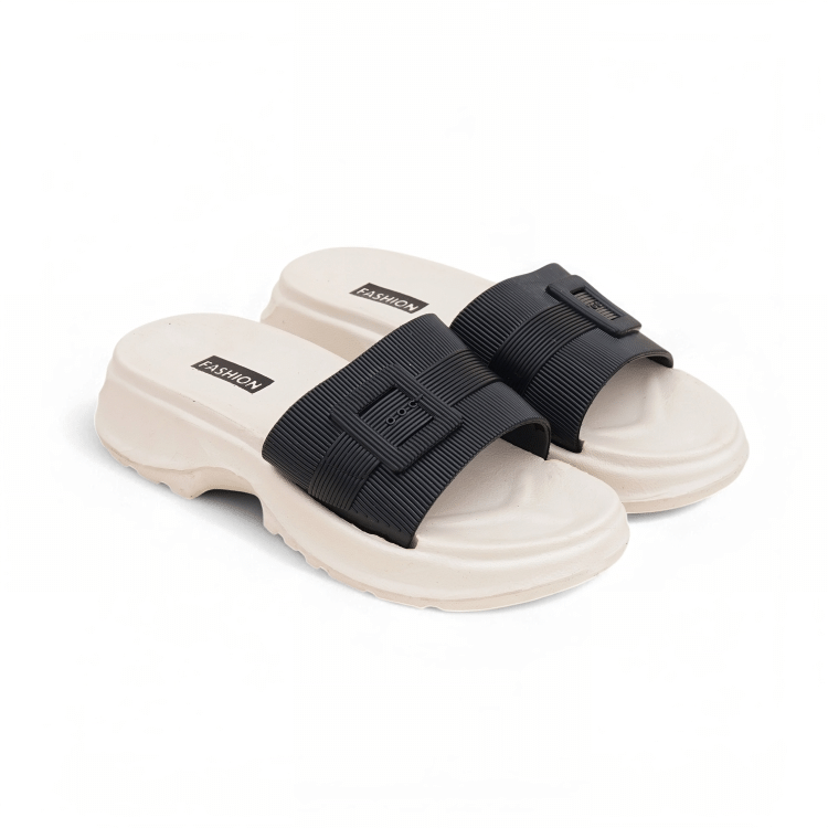    			Heliz Amiro Black Women's Slide Flip Flop