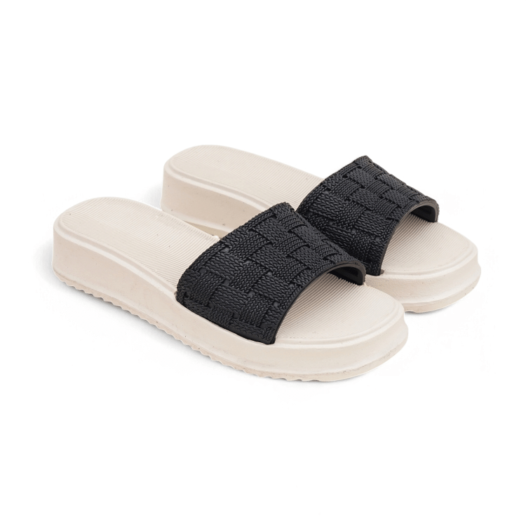     			Heliz Amiro Black Women's Slide Flip Flop