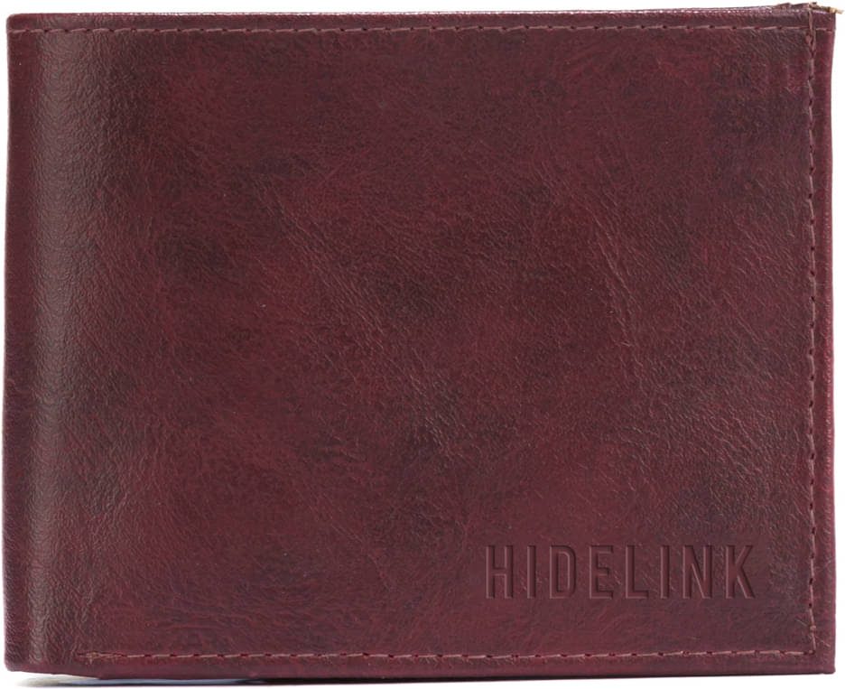    			Hidelink PU Solid Men's Regular Wallet With 3 Slots For Card ( Brown , Pack of 1 )