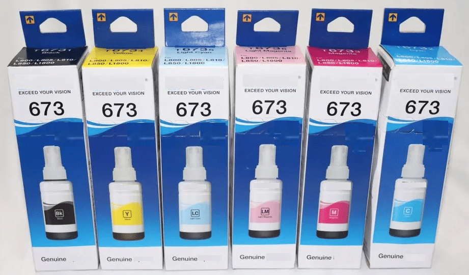     			ID CARTRIDGE 673 Multicolor Color and Black Cartridge for L800/ L805/ L810/ L850/ L1800