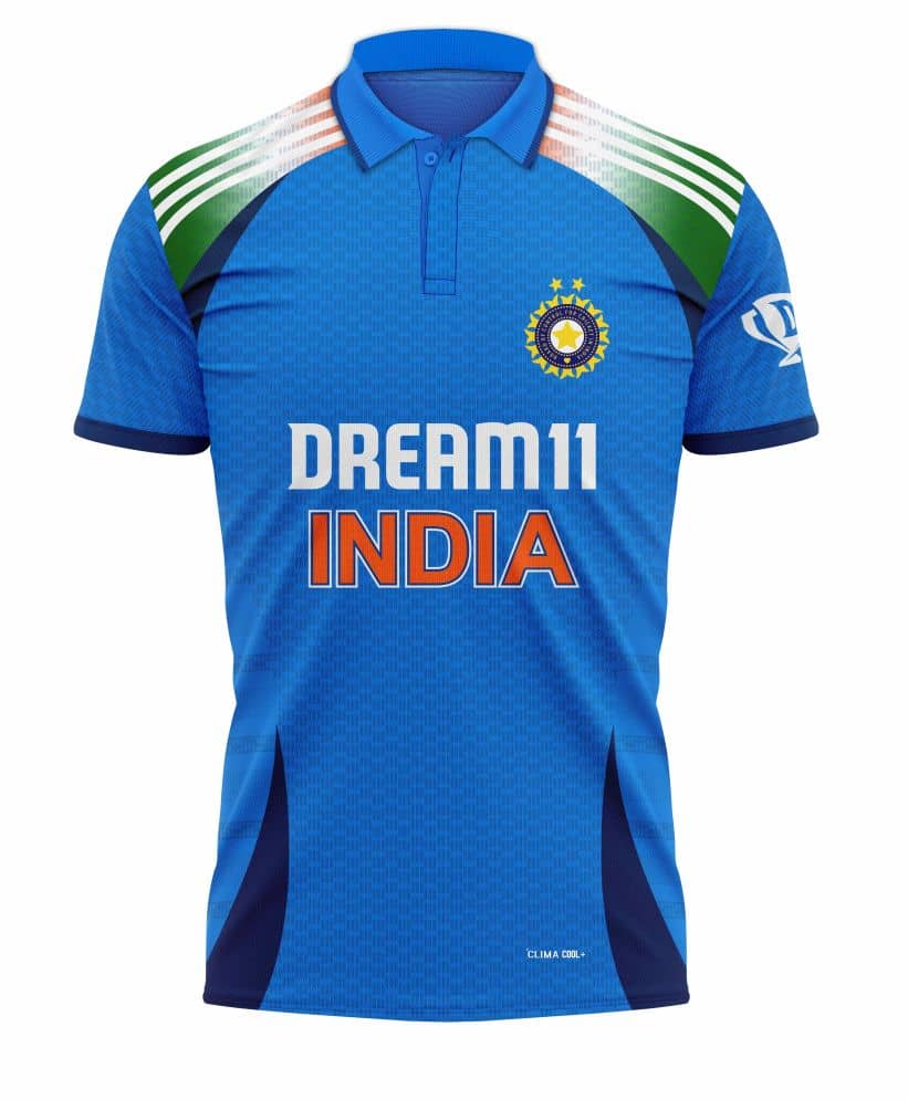 MENTIFIC Blue Polyester Lycra Jersey - Sports and Fitness Equipment | Buy online on ZillyBuy