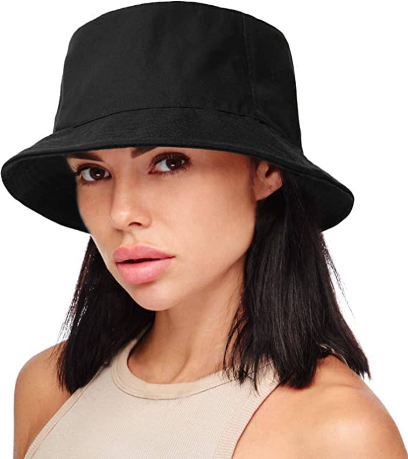 Infispace Black Cotton Women's Hat ( Pack of 1 ) Infispace Black Cotton Women's Hat ( Pack of 1 )