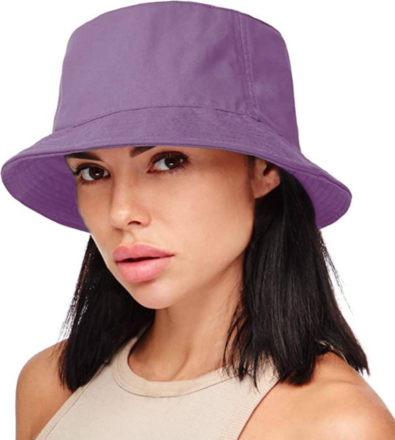     			Infispace Purple Cotton Women's Hat ( Pack of 1 )
