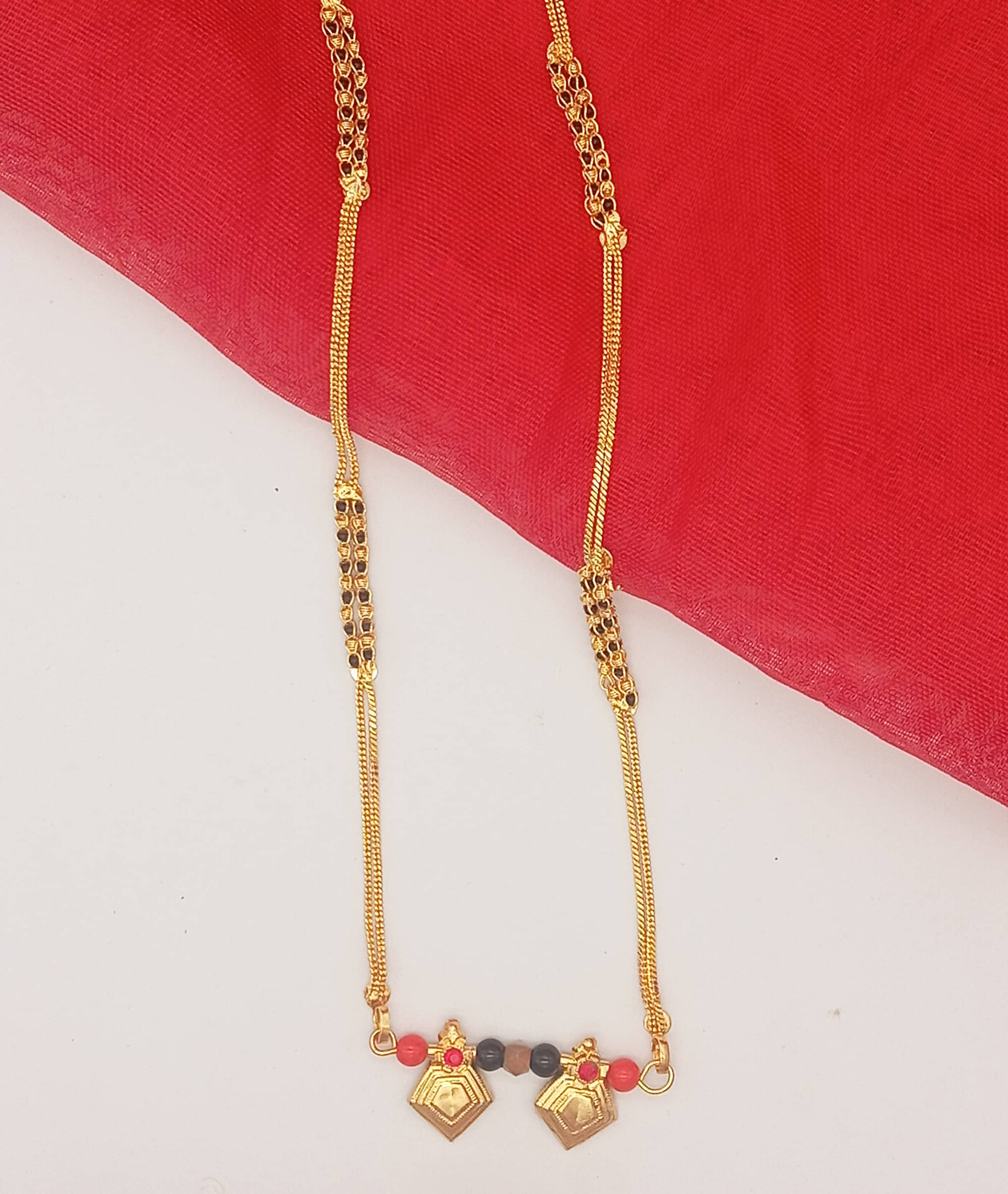 JIPPA Golden Mangalsutra ( Pack of 1 )     			JIPPA Golden Mangalsutra ( Pack of 1 )