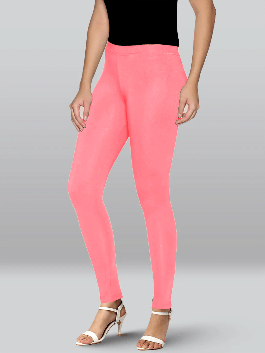     			Jmehta Fashion Pack of 1 Cotton Blend Women's Leggings ( Peach )