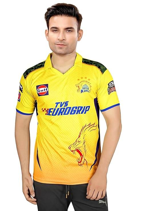     			Chennai Super Kings Polyester Lycra Jersey