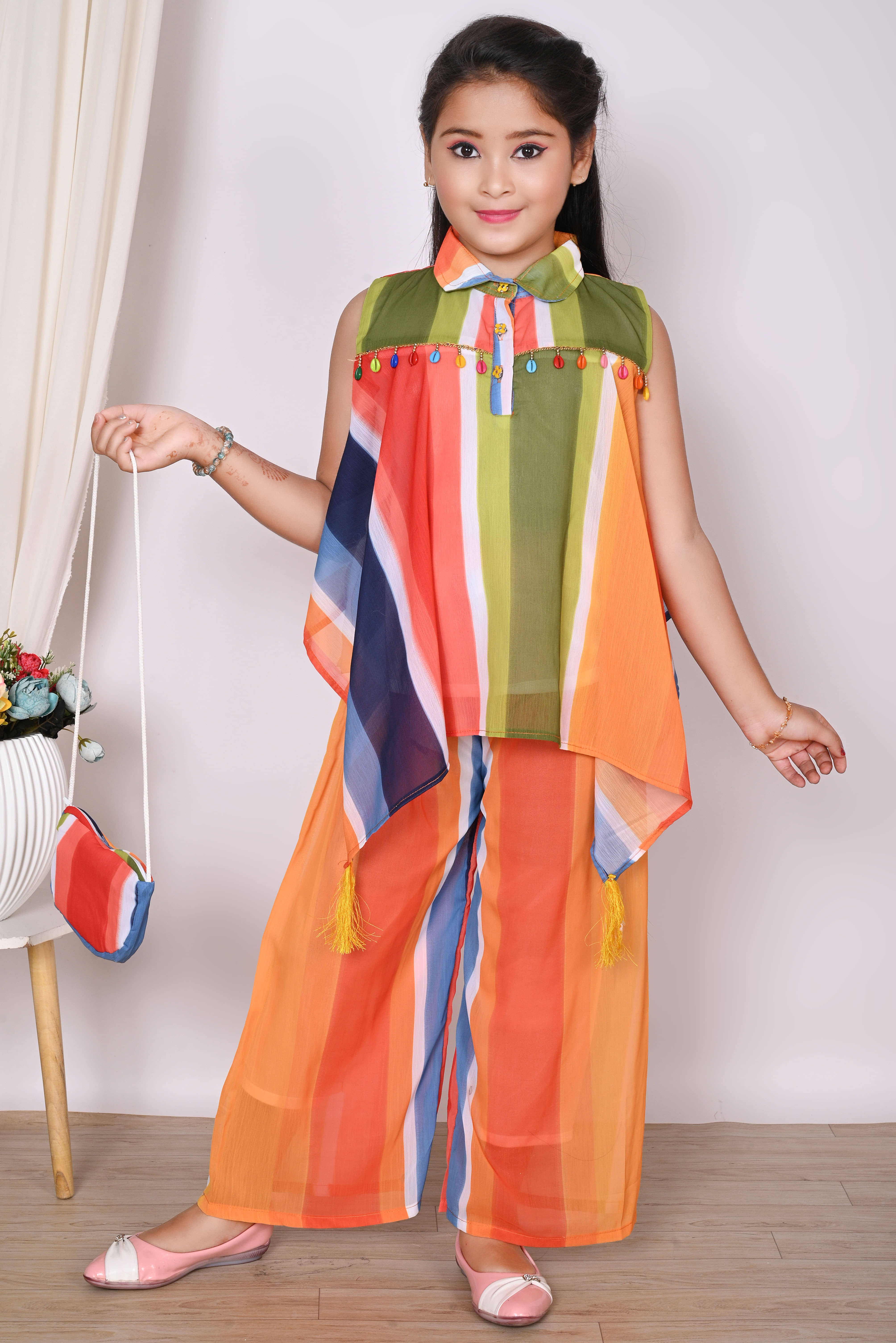 kids girls kurti with sharara set at Rs 390/set in New Delhi | ID
