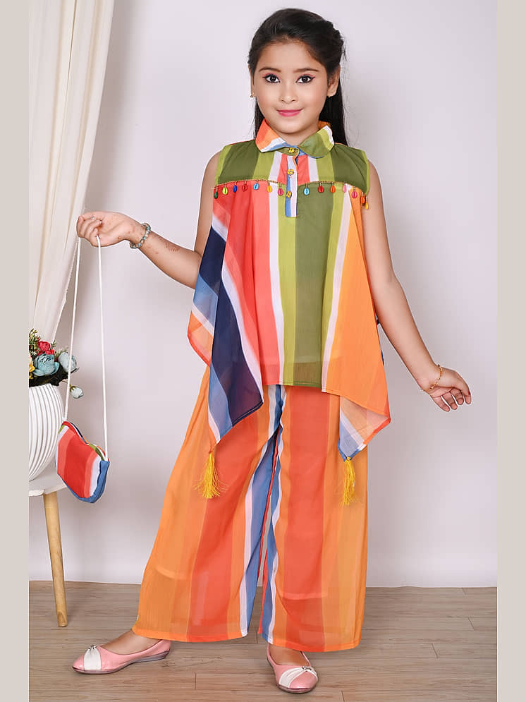kids girls kurti with sharara set at Rs 390/set in New Delhi | ID kids girls kurti with sharara set at Rs 390/set in New Delhi | ID