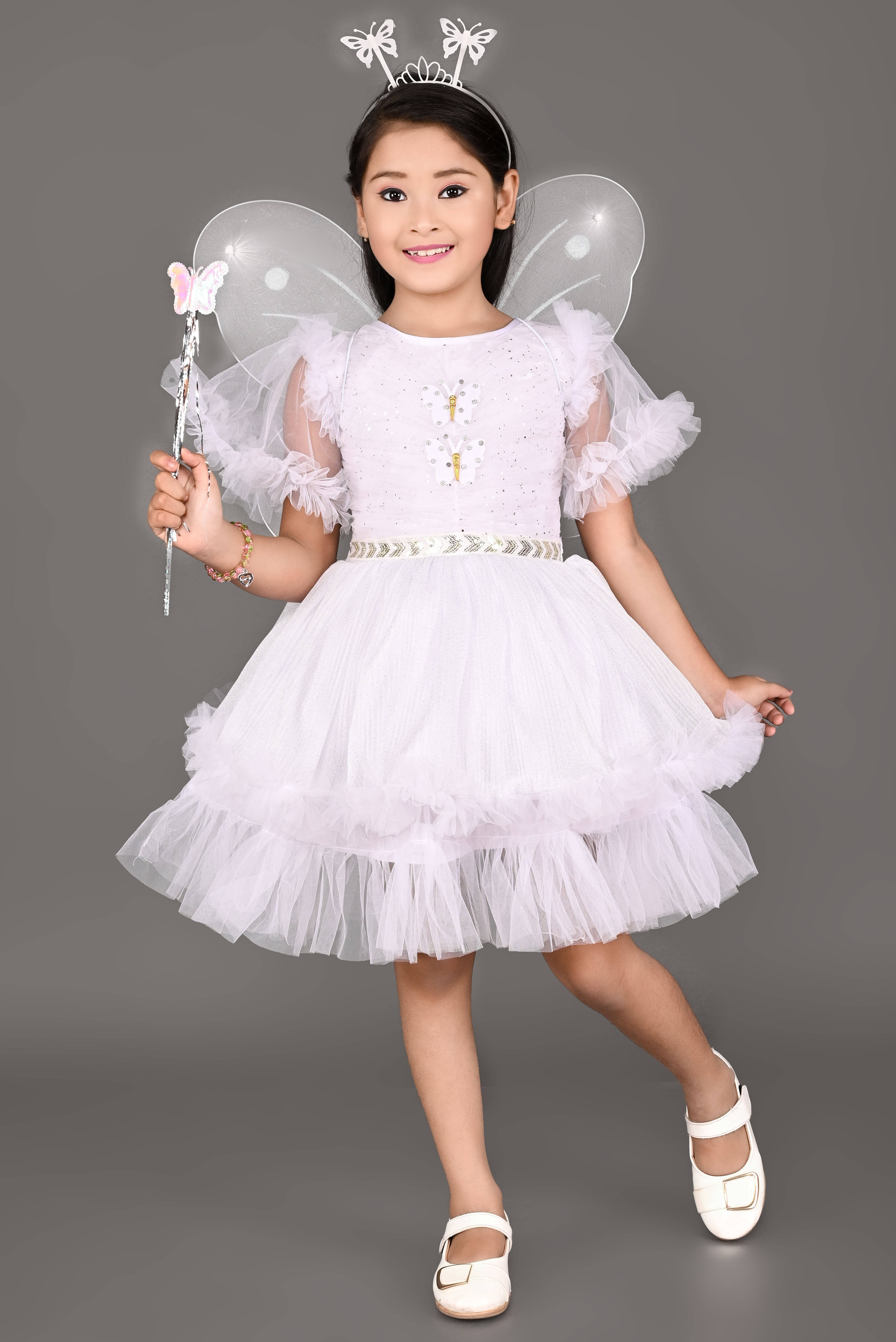     			NTD FASHION Girls Occasion - Character Costume ( White )