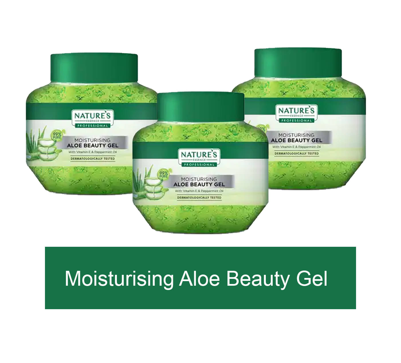     			Nature's Essence moisturising Aloe Beauty Gel, 450gm, (Pack of 3)