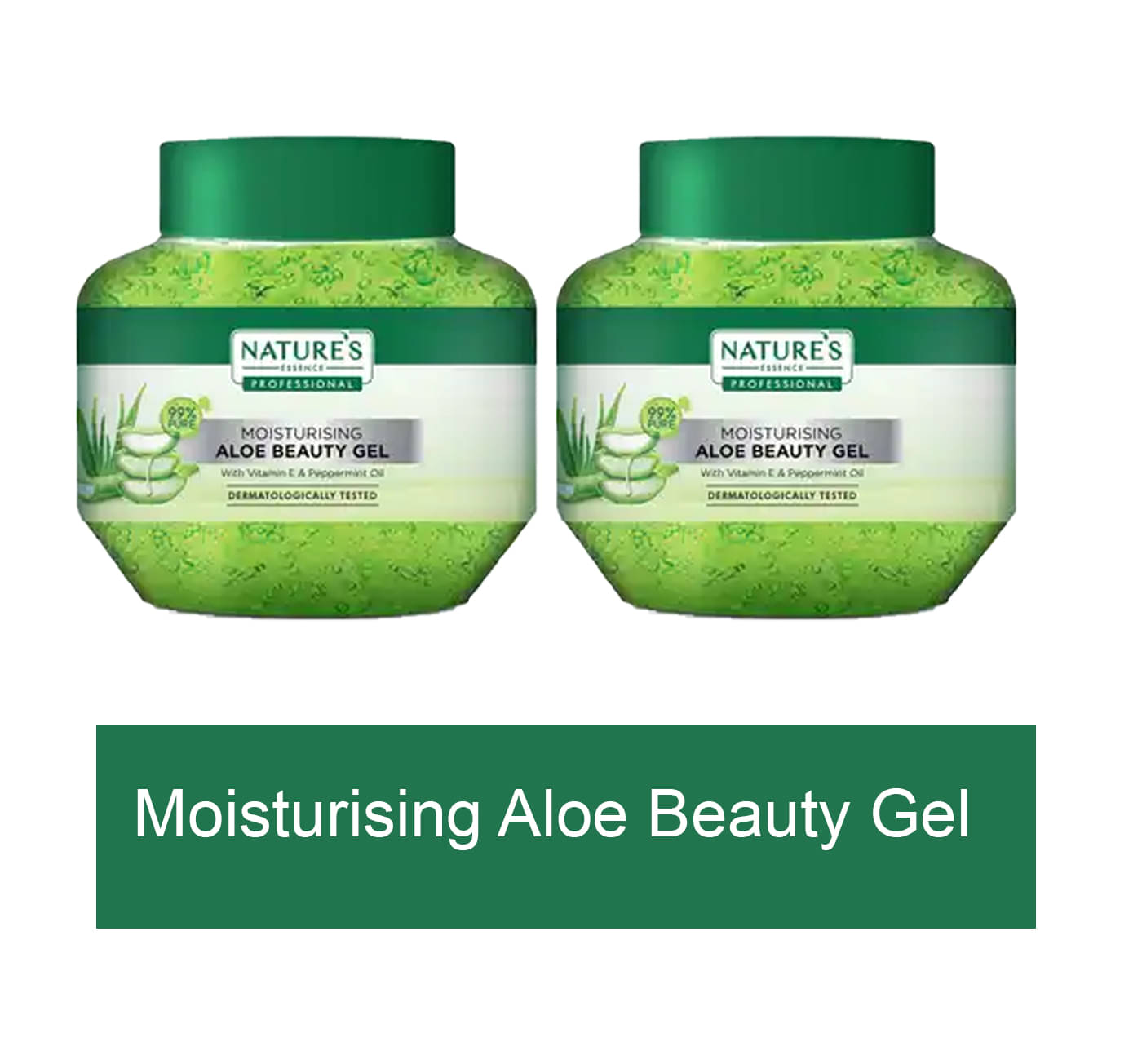     			Nature's Essence moisturising Aloe Beauty Gel, 450gm, (Pack of 2)