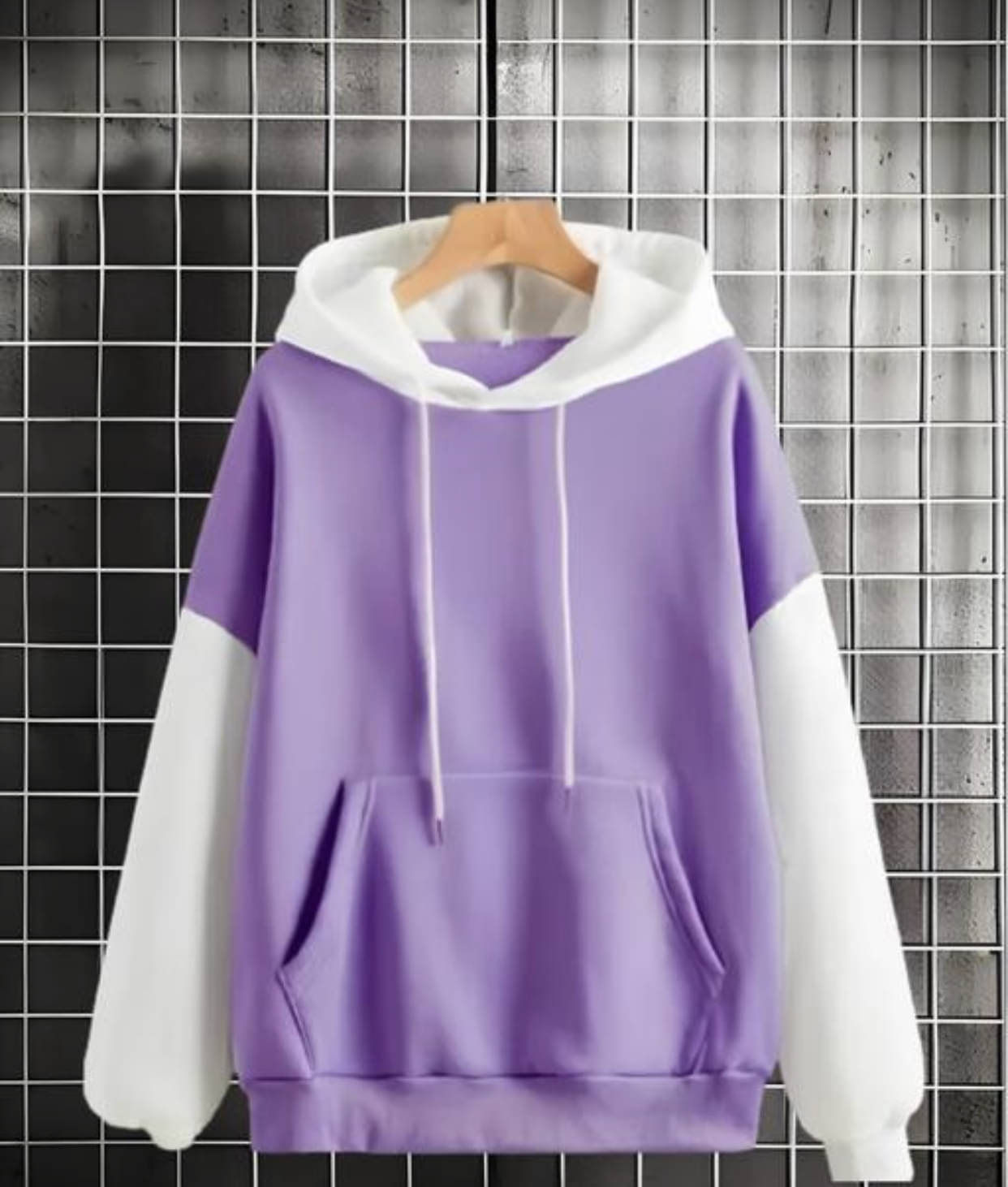     			RATSHIKA Women Fleece Hooded Sweatshirt ( Purple )
