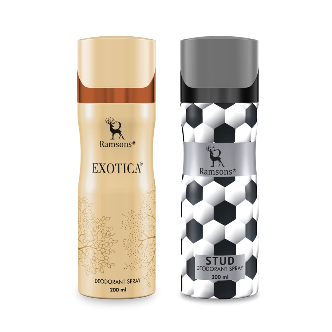Ramsons - EXOTICA & STUD Deo for Unisex 200ml each ( Pack of 2 )