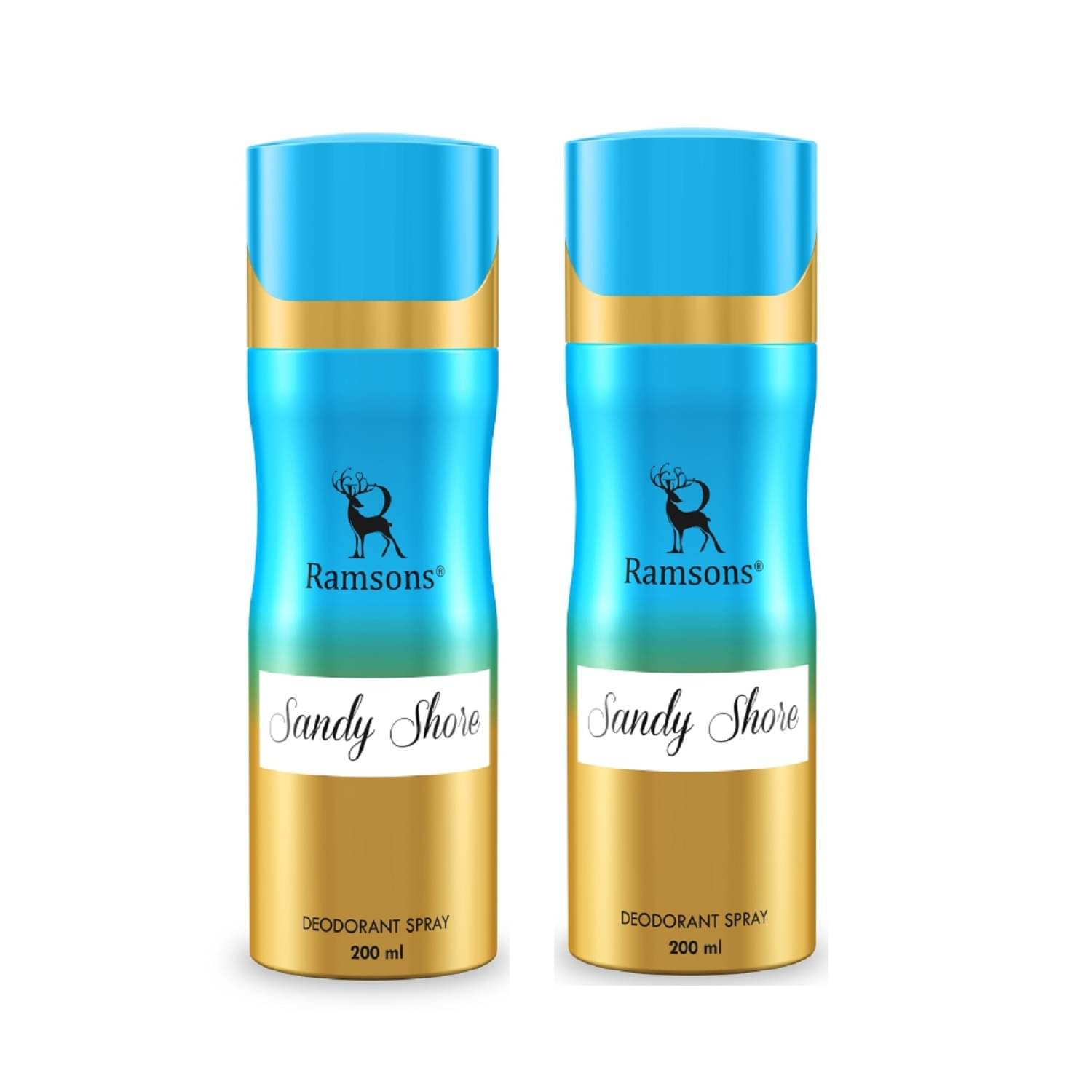 Ramsons Sandy Shore Deodorant Spray for Women 400 ml ( Pack of 2 ) Ramsons Sandy Shore Deodorant Spray for Women 400 ml ( Pack of 2 )