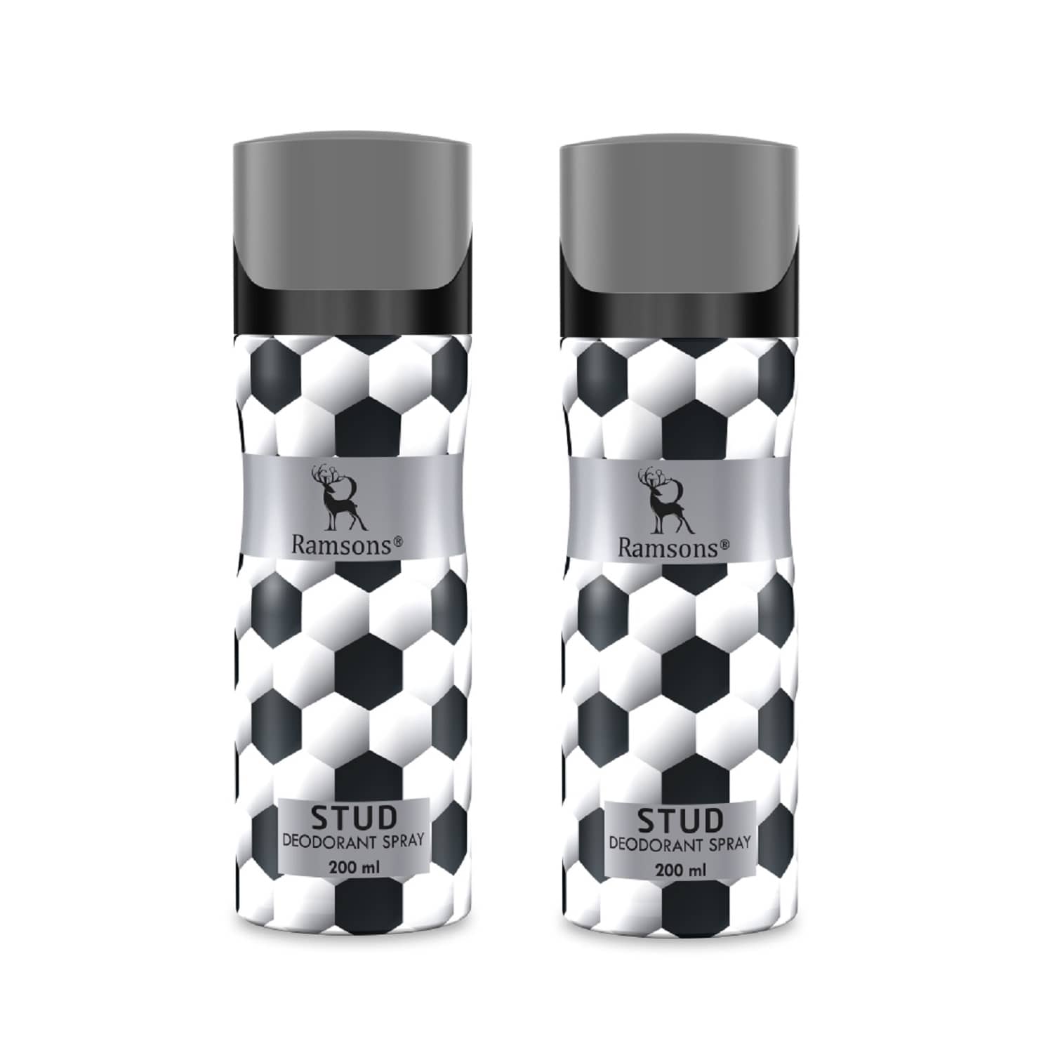 Ramsons - STUD Deodorant Spray for Men 200ml each ( Pack of 2 )