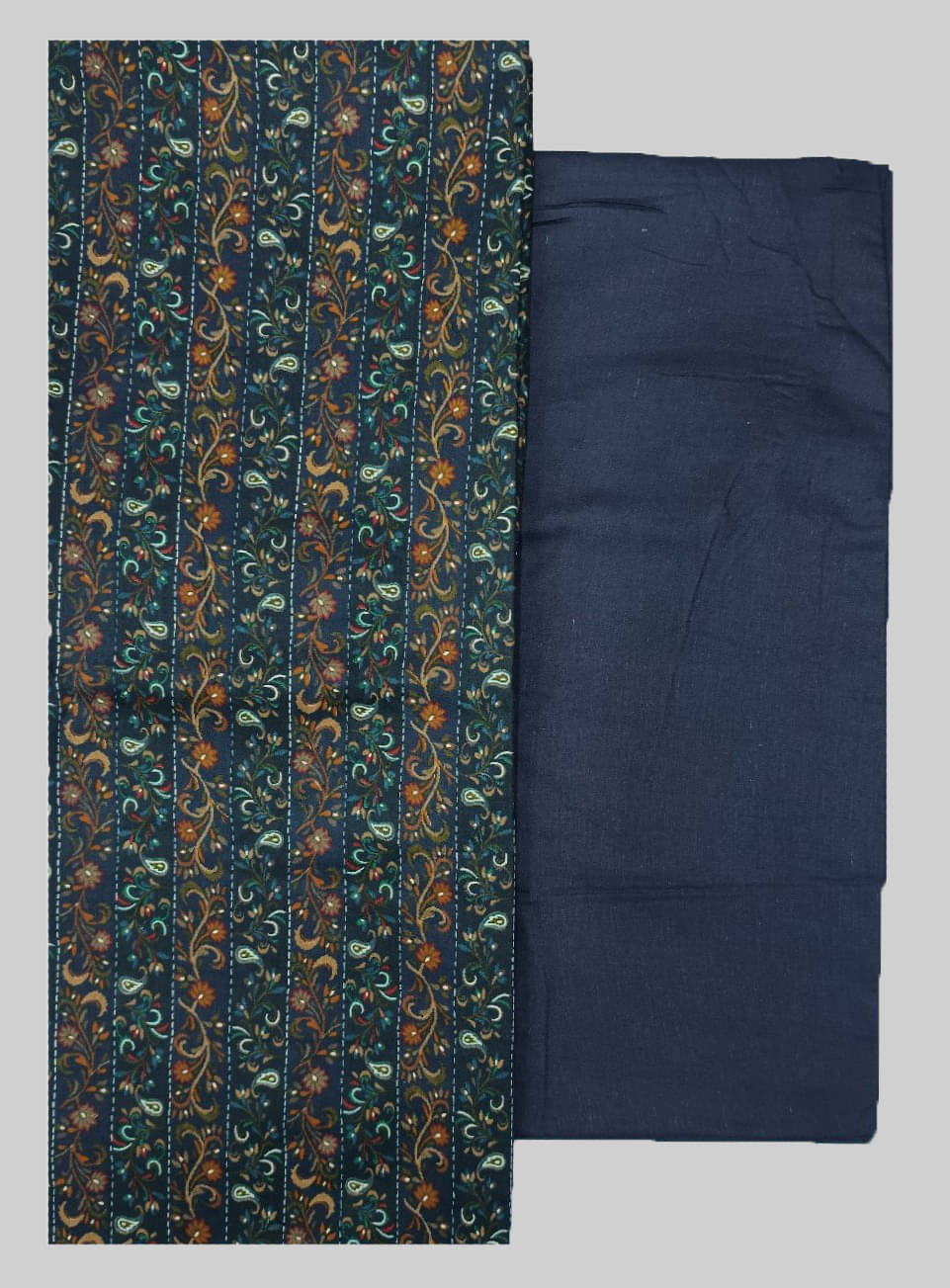Soul Essence Unstitched Cotton Printed Dress Material - Navy Blue ( Pack of 1 ) Soul Essence Unstitched Cotton Printed Dress Material - Navy Blue ( Pack of 1 )