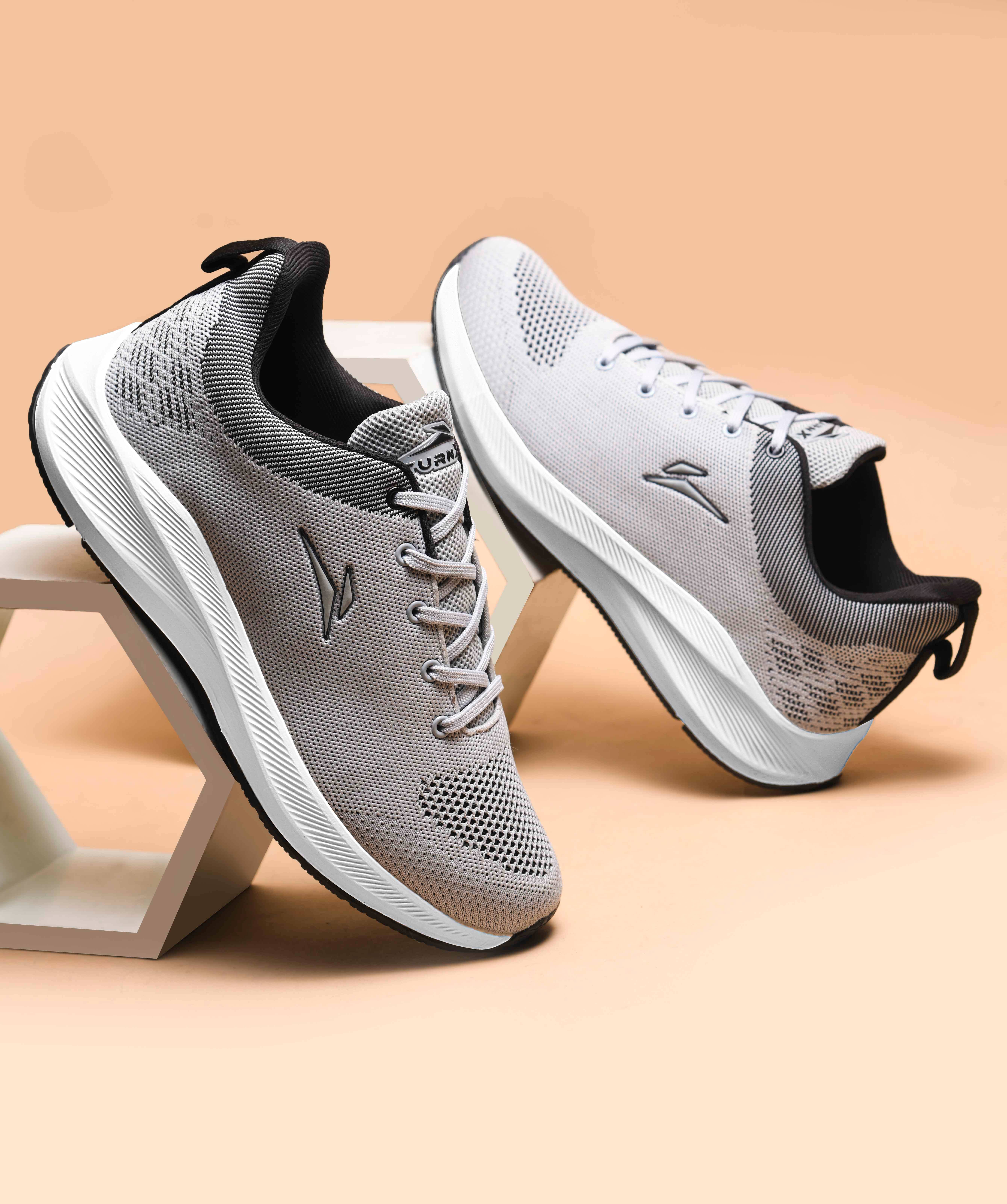 Turnx Sports Messi_L.Grey Gray Men's Sports Running Shoes Turnx Sports Messi_L.Grey Gray Men's Sports Running Shoes