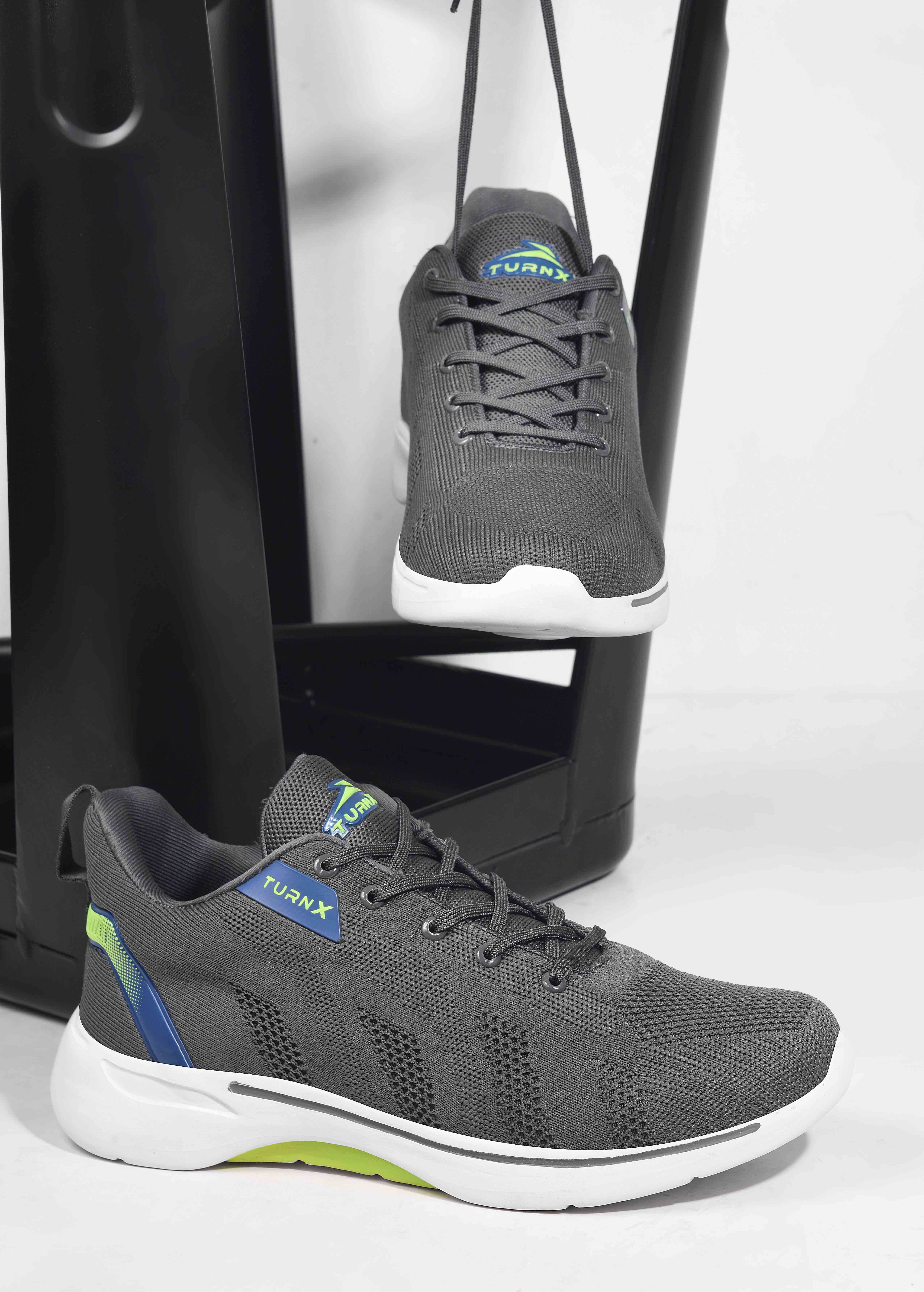 Turnx Sports Power_Dark Grey Gray Men's Sports Running Shoes Turnx Sports Power_Dark Grey Gray Men's Sports Running Shoes