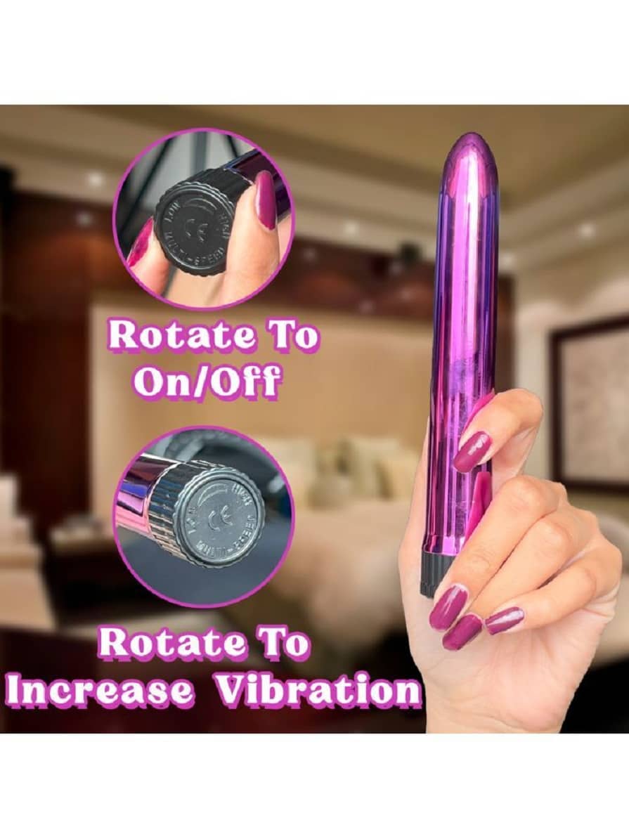 Vibrations 7 INCH BULET Manual Massager