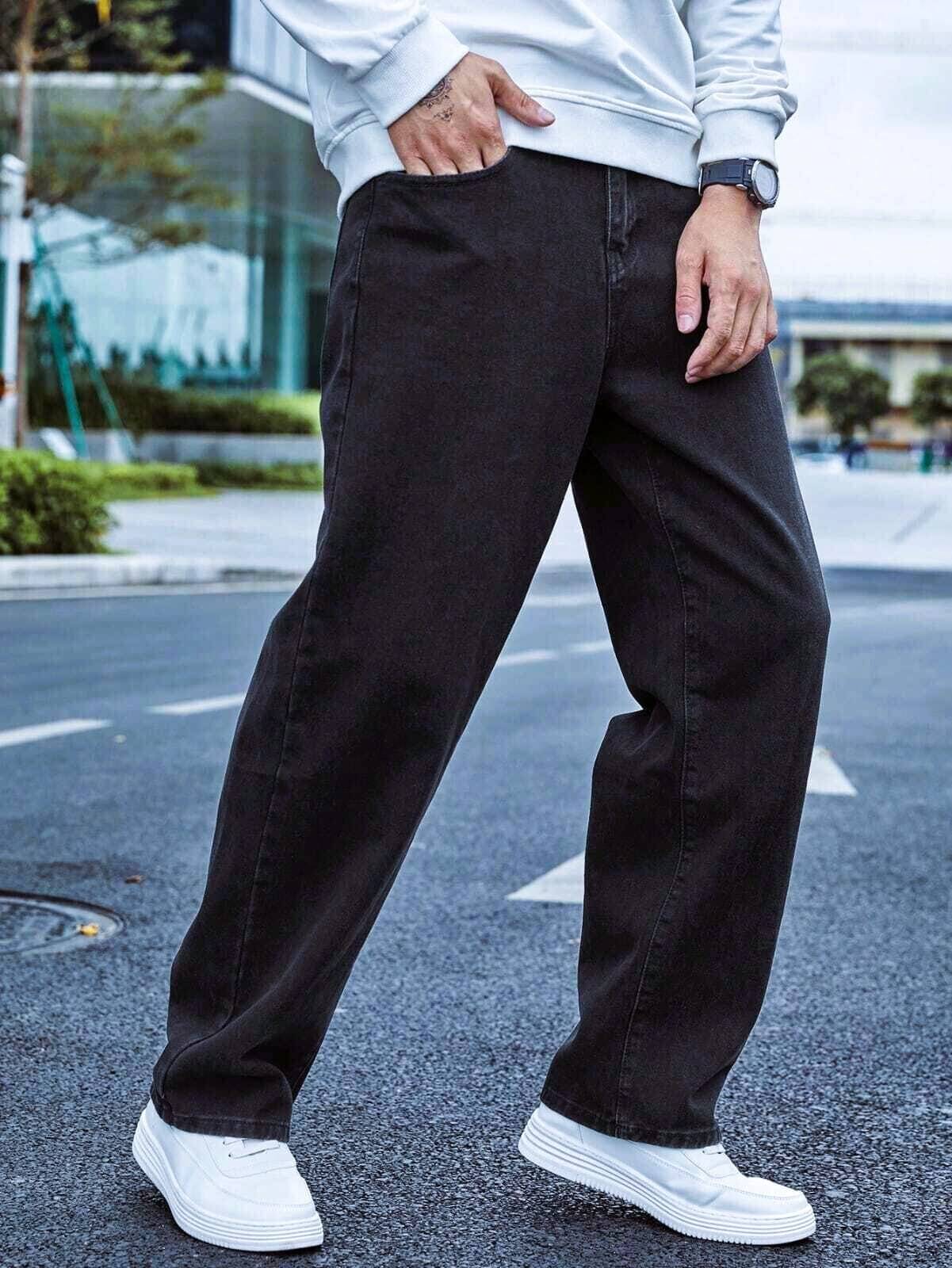 ZAYSH Basic Men's Jeans - Black ( Pack of 1 ) ZAYSH Basic Men's Jeans - Black ( Pack of 1 )