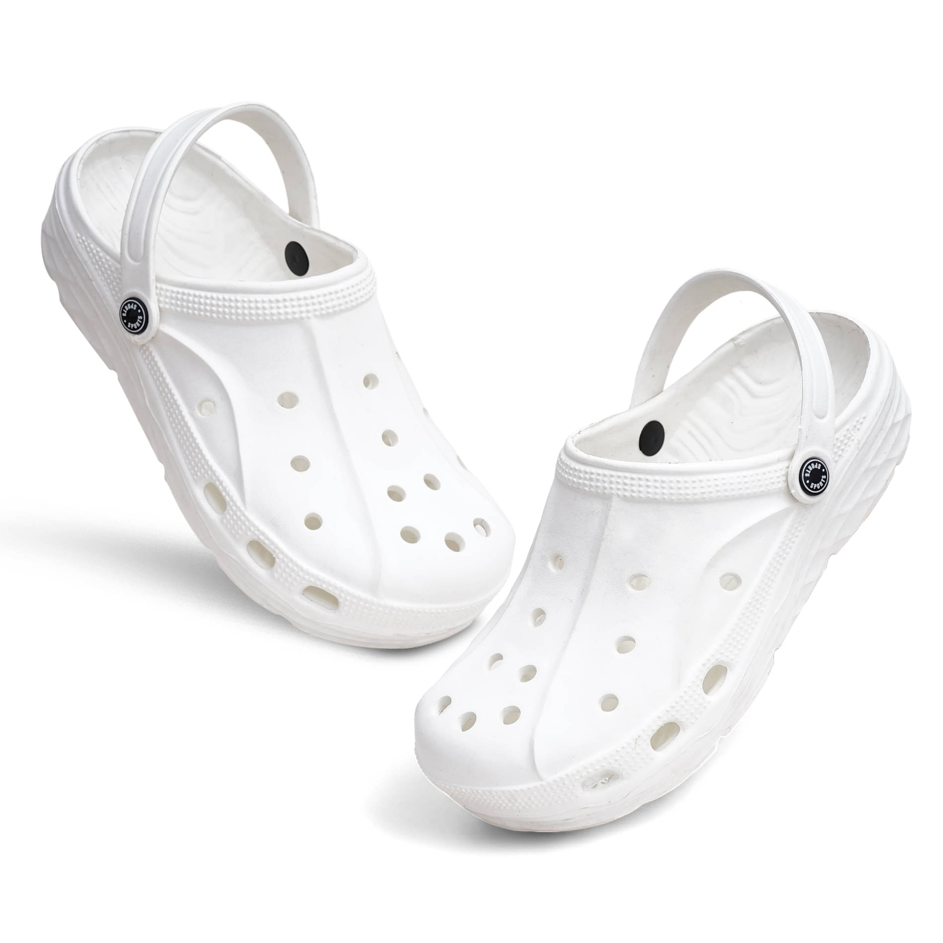     			hotstyle - White Men's Clogs