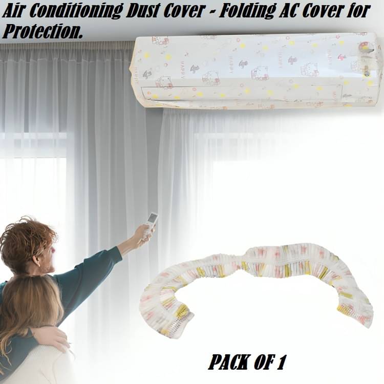     			purple dust Single PVC Assorted AC Cover for 1.5 Ton Split AC