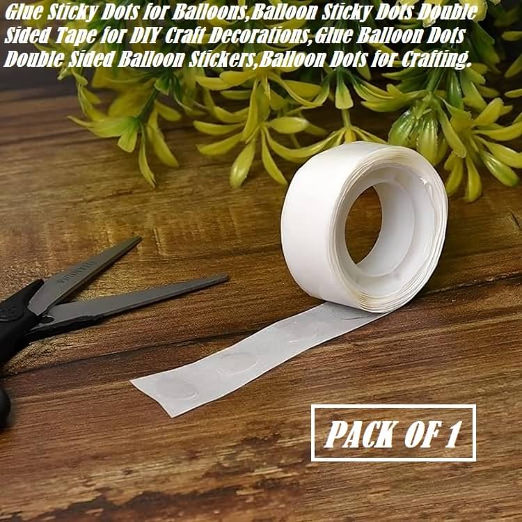     			purple dust Transparent Double Sided Decorative Tape ( Pack of 1 )