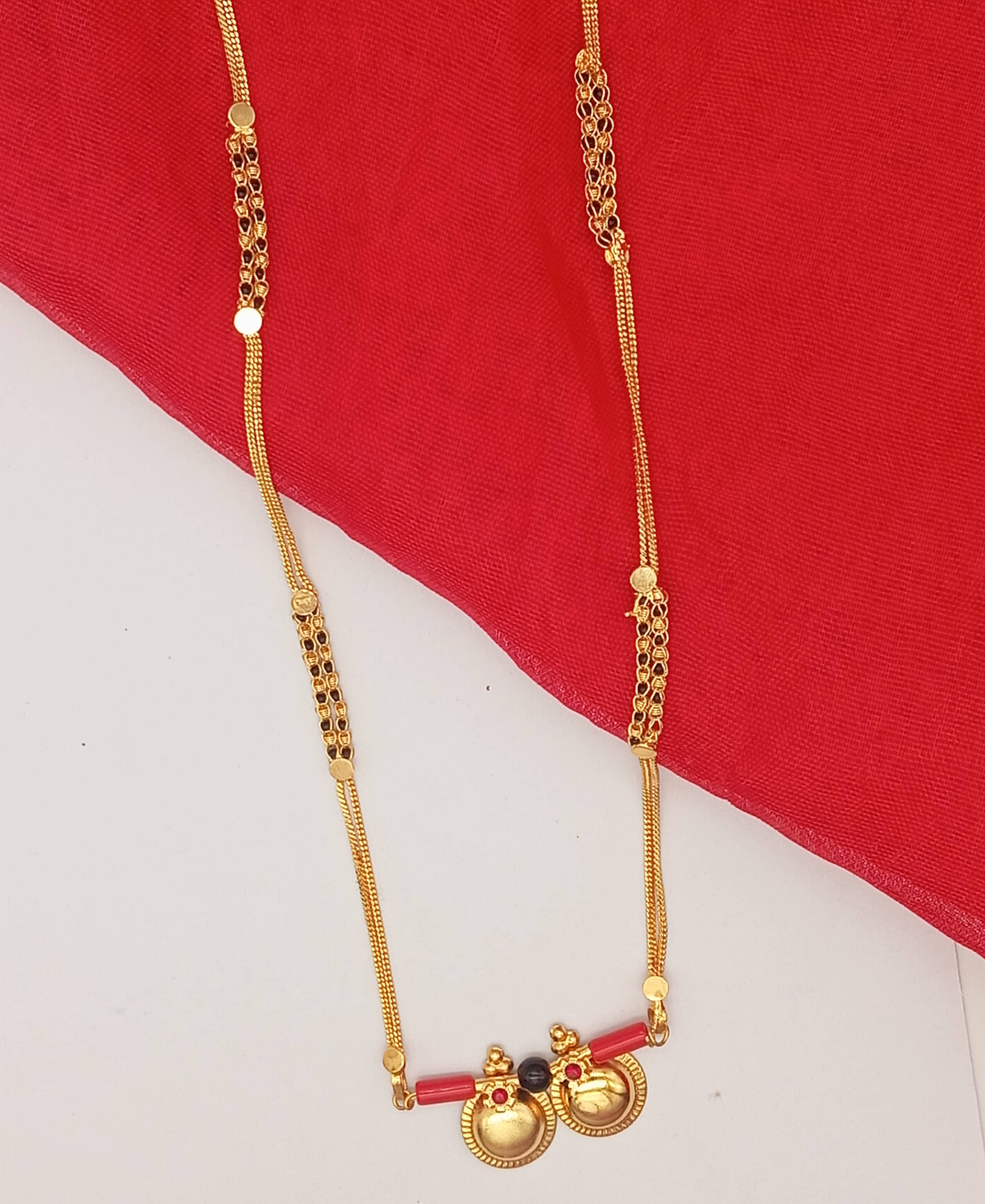 shankhraj mall Golden Mangalsutra ( Pack of 1 ) shankhraj mall Golden Mangalsutra ( Pack of 1 )