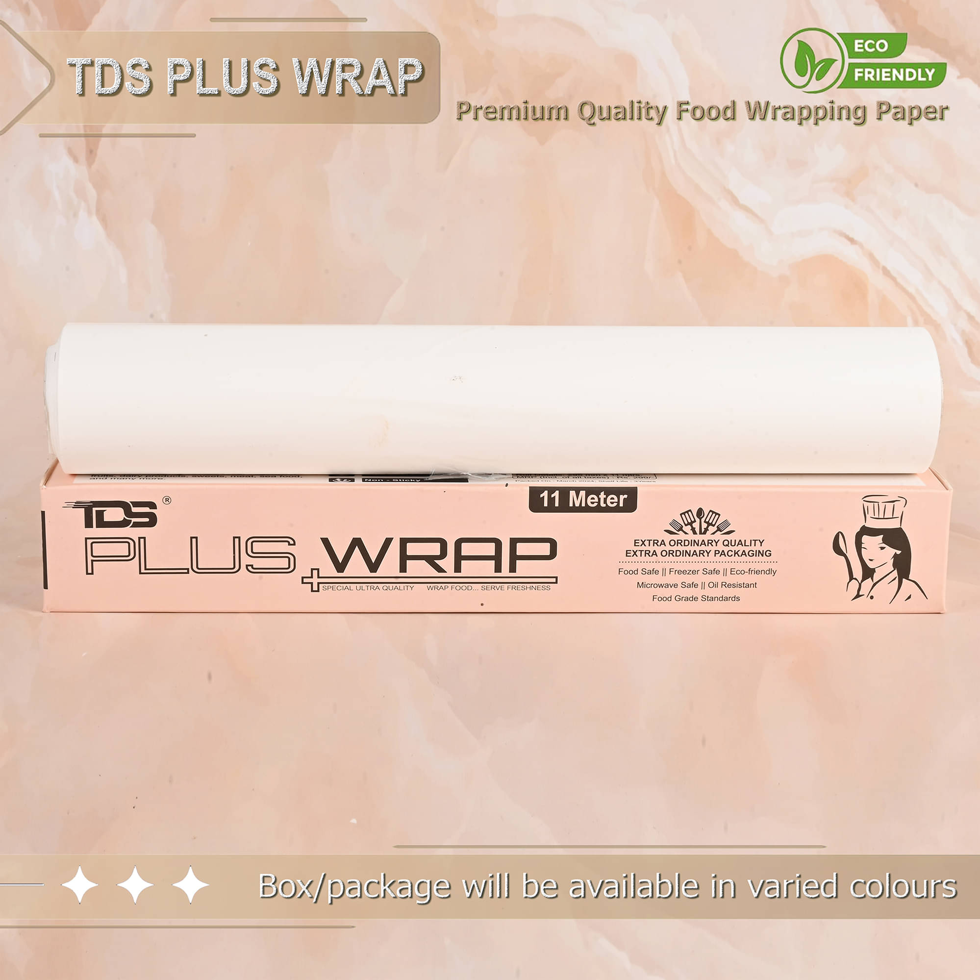     			11 Meter Food Wrapping Butter Paper (off-White)