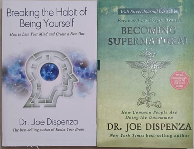     			2 Books Set by Dr Joe Dispenza [Breaking The Habit of Being Yourself; & Becoming Supernatural] [Paperback;