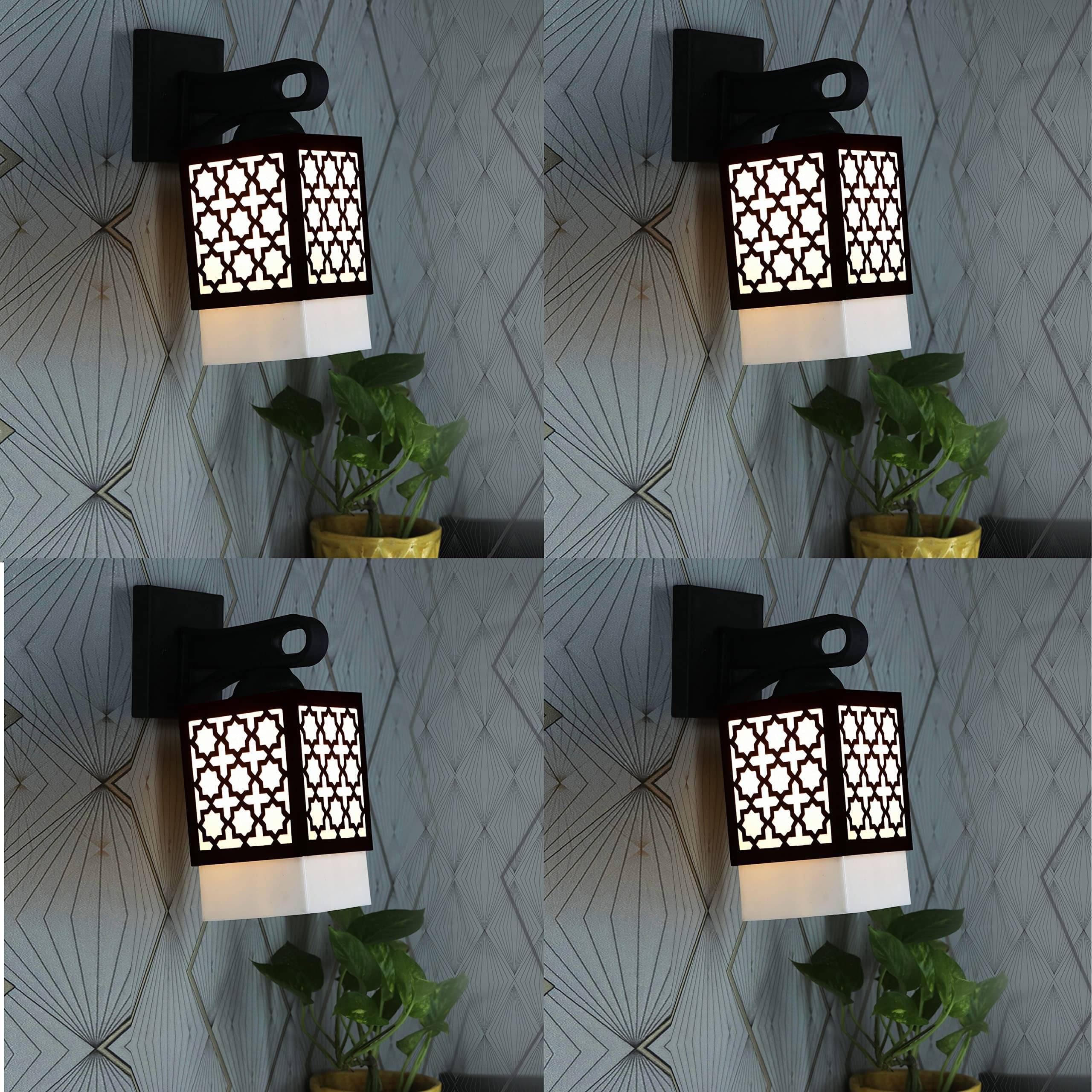 AFAST Black Down Light Wall Lamp ( Pack of 4 ) AFAST Black Down Light Wall Lamp ( Pack of 4 )
