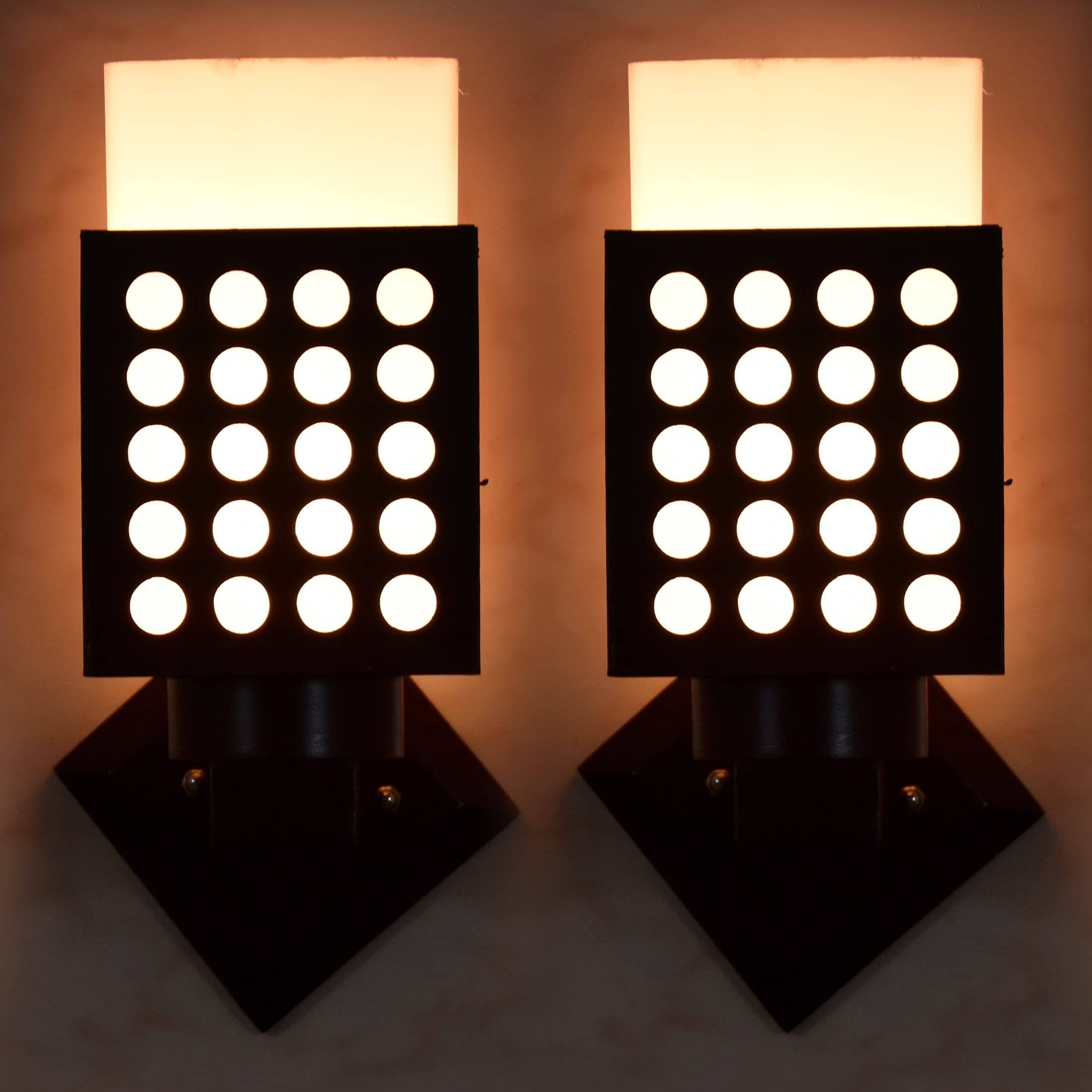 AFAST Black Up Light Wall Lamp ( Pack of 2 ) AFAST Black Up Light Wall Lamp ( Pack of 2 )