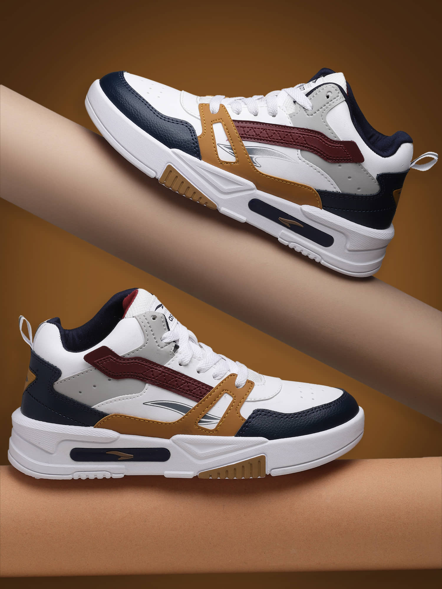 ASIAN MEXICO-11 Beige Men's Sneakers - Casual Shoes | Buy online on ZillyBuy
