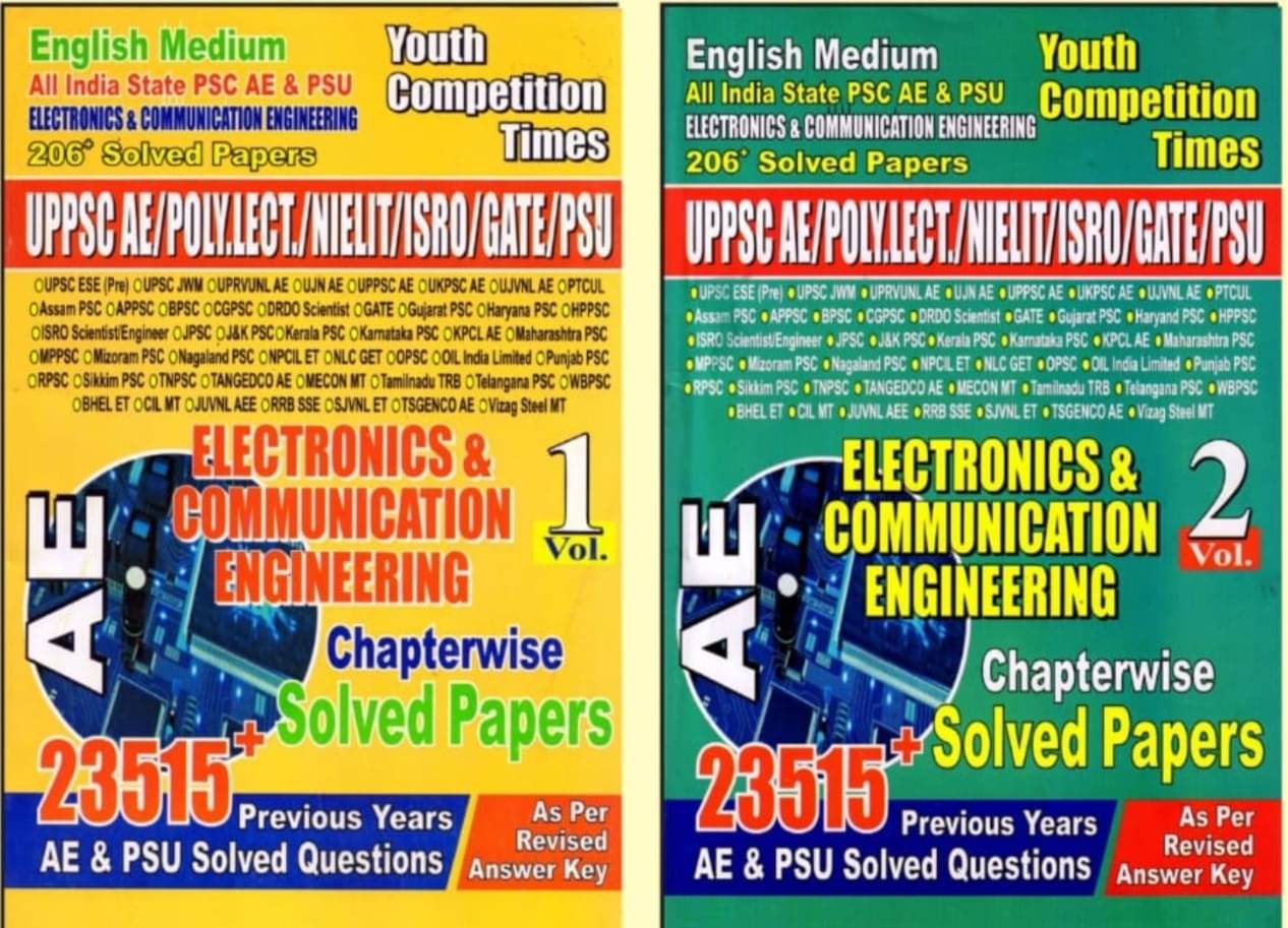 Ae Eleronics Combo Volune 1+2 \nEnglish Medium Chapterwise Solved\nPaper (Paperback, Yct) Ae Eleronics Combo Volune 1+2 \nEnglish Medium Chapterwise Solved\nPaper (Paperback, Yct)