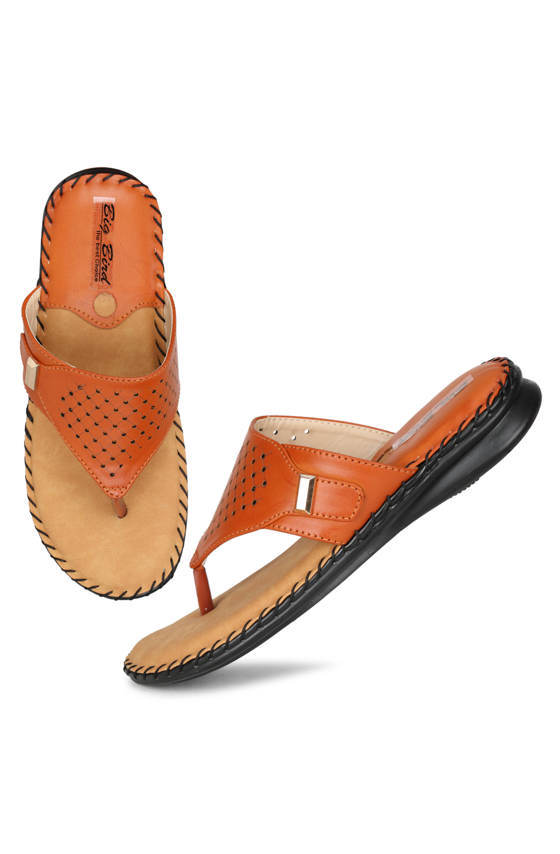     			BIG BIRD Tan Women's Flats