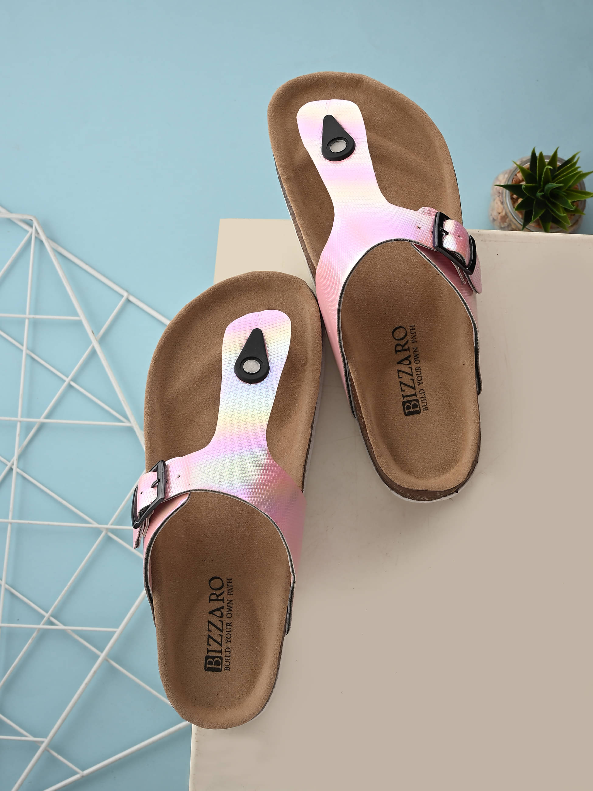    			BIZZARO Pink Women's Flats