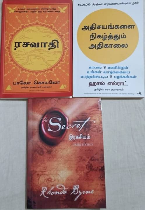     			Best Novel in Tamil The Alchemist+The Miracle Morning+Secret