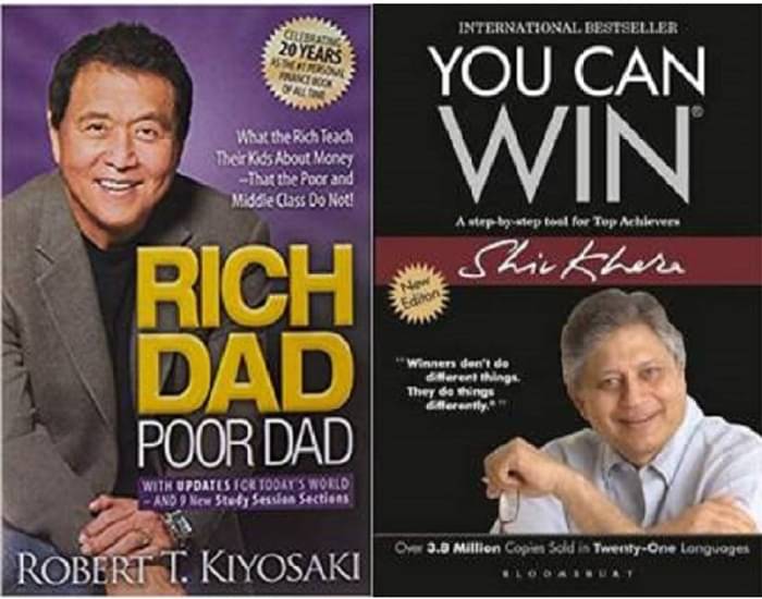 Best selling self help You Can Win + Rich Dad Poor Dad (Paperback, robert, shiv khera) Best selling self help You Can Win + Rich Dad Poor Dad (Paperback, robert, shiv khera)