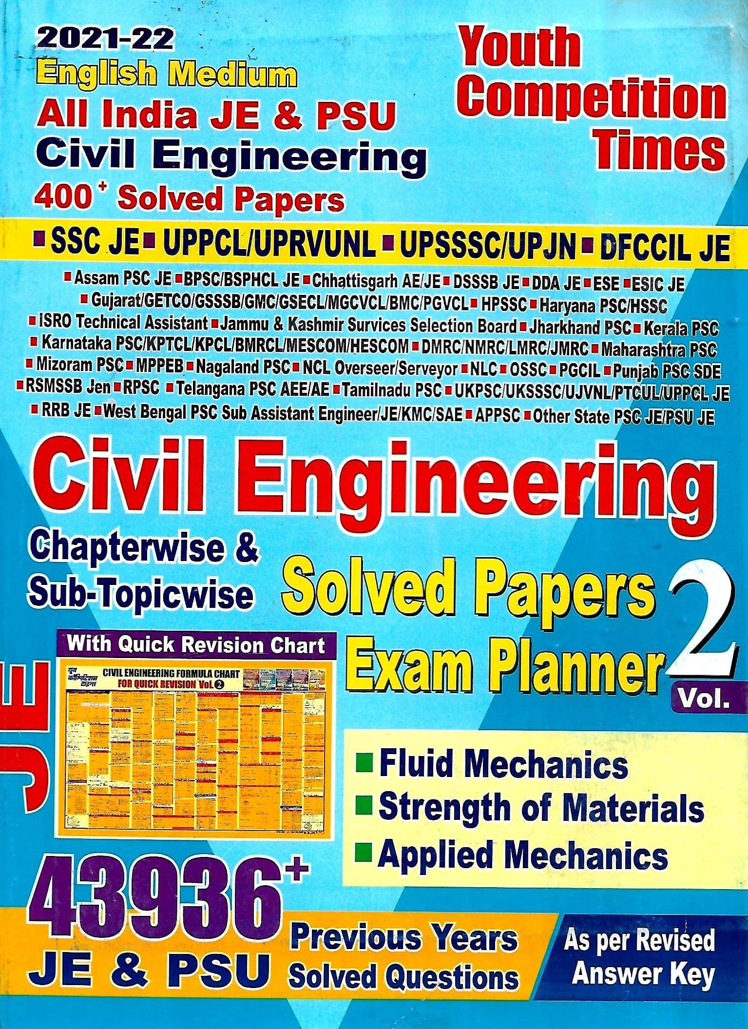 Civil Engineering Chapterwise 43936+ Solved Papers Vol-2 English Medium Youth Competition Times Publications Pvt. Ltd (Paperbcak, Gujarati, Hari Om So Civil Engineering Chapterwise 43936+ Solved Papers Vol-2 English Medium Youth Competition Times Publications Pvt. Ltd (Paperbcak, Gujarati, Hari Om So