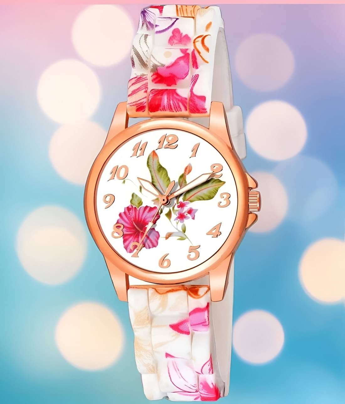     			Cosmic Multicolor Silicon Analog Womens Watch