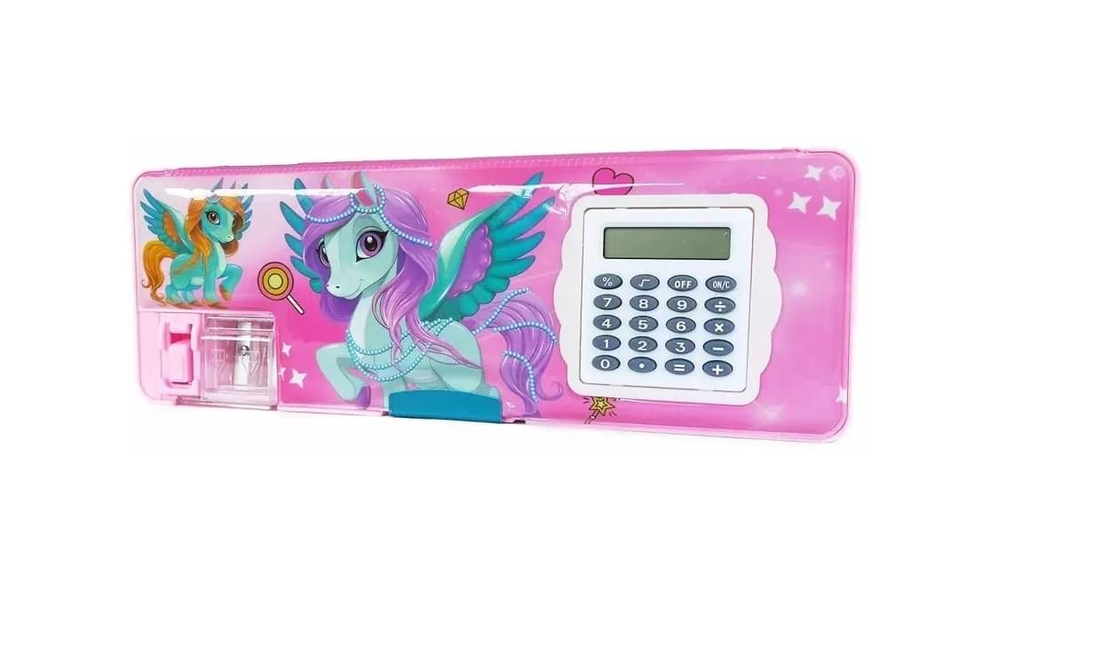     			ECLET Pencil box Cartoon Art Plastic Pencil Box  (Set of 1, Multicolor)