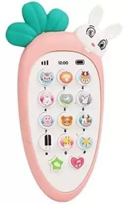    			ECLET Smart Phone Cordless Feature Mobile Phone Toys Mobile Phone for Kids Phone Small Phone Toy Musical Toys for Kids Smart Light Birthday Gifts for Boys, Girls -Phone multi color (pc of 1 pc)  (Multicolor)