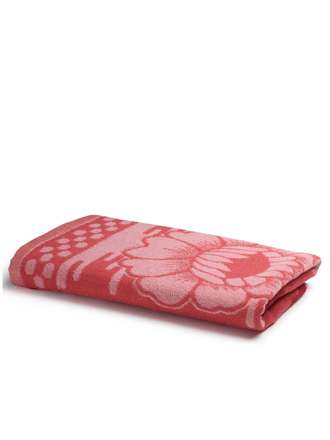     			FABINALIV Pack of 1 Cotton 325 -GSM Bath Towel ( Red )