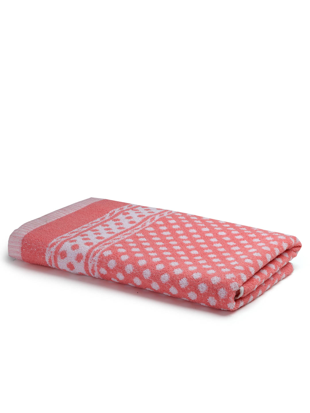     			FABINALIV Pack of 1 Cotton 325 -GSM Bath Towel ( Pink )