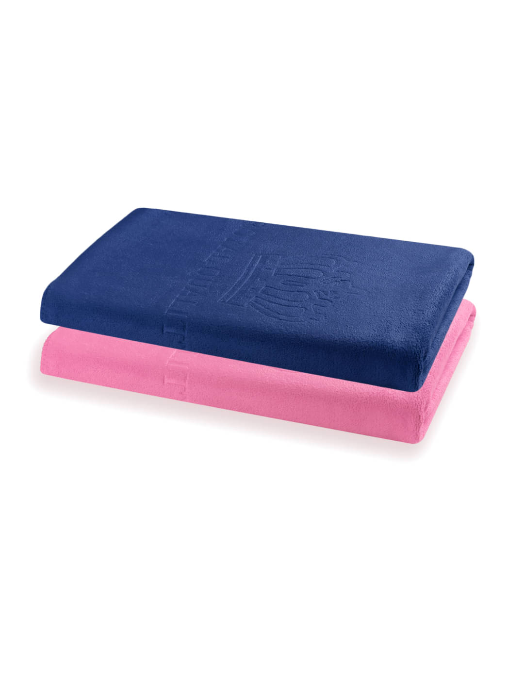     			FABINALIV Pack of 2 Cotton Below 300 -GSM Bath Towel ( Multicolor )